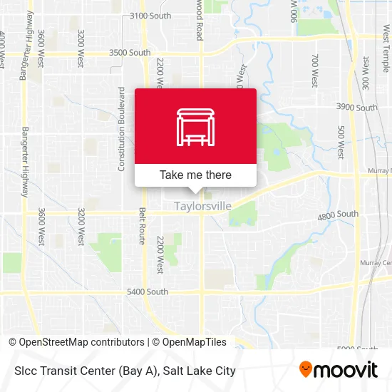 Slcc Transit Center (Bay A) map
