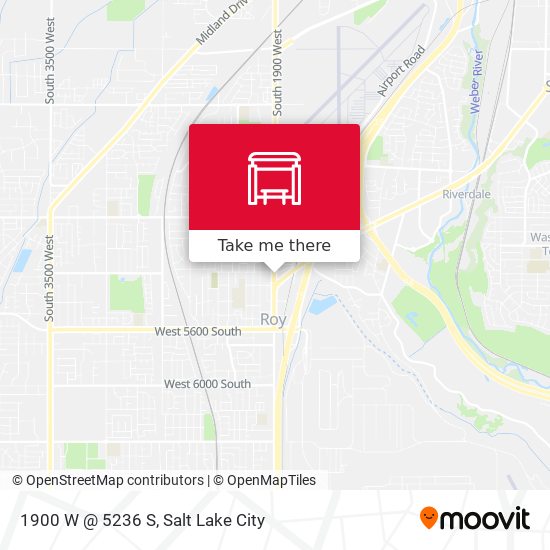 1900 W @ 5236 S map