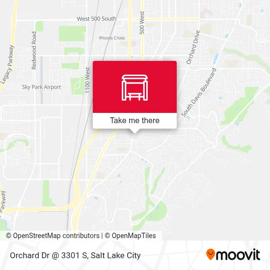 Orchard Dr @ 3301 S map