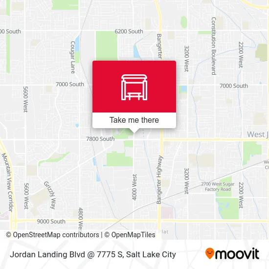 Jordan Landing Blvd @ 7775 S map