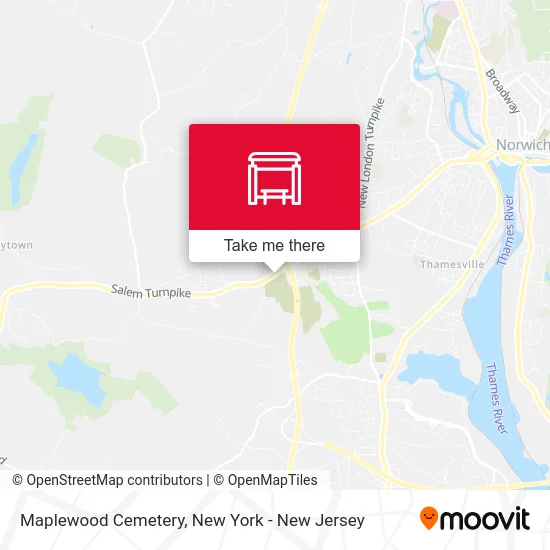 Maplewood Cemetery map