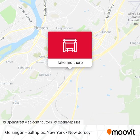 Geisinger Healthplex map