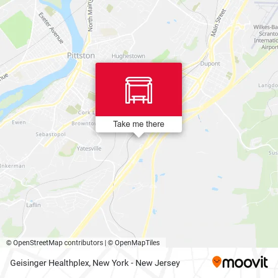 Geisinger Healthplex map