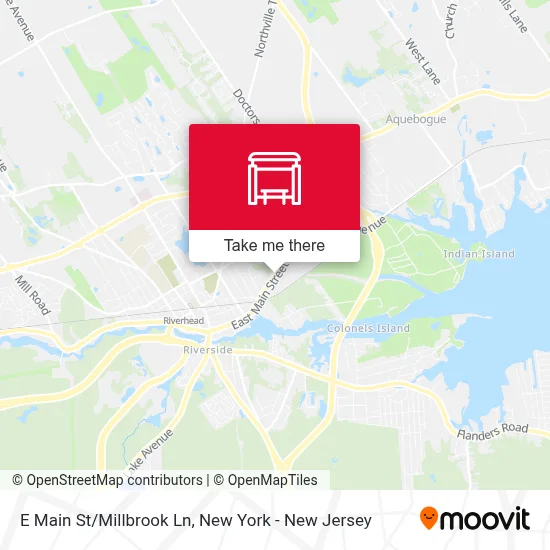 E Main St/Millbrook Ln map