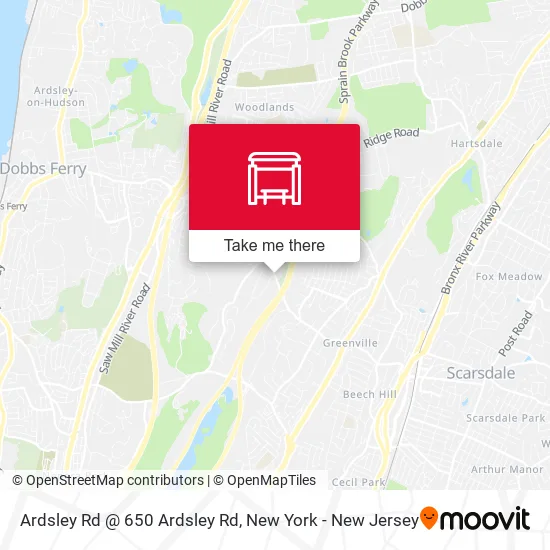 Mapa de Ardsley Rd @ 650 Ardsley Rd