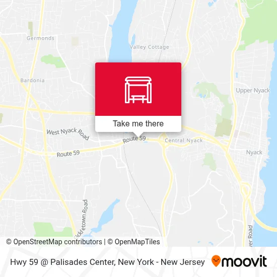 Hwy 59 @ Palisades Center map