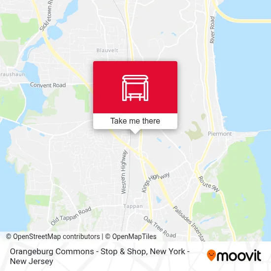 Orangeburg Commons - Stop & Shop map