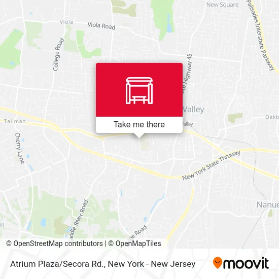 Atrium Plaza/Secora Rd. map