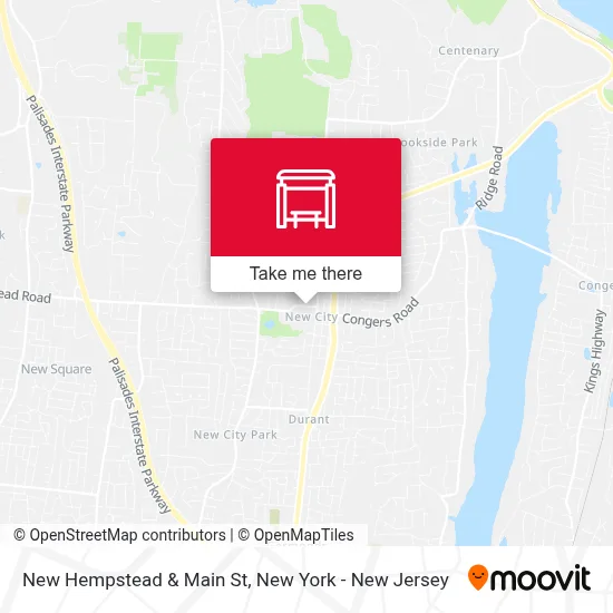 New Hempstead & Main St map