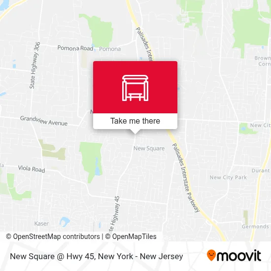 New Square @ Hwy 45 map