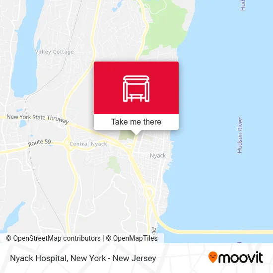 Nyack Hospital map