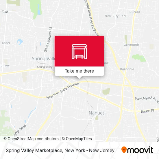 Spring Valley Marketplace map