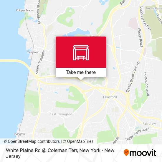 White Plains Rd @ Coleman Terr map