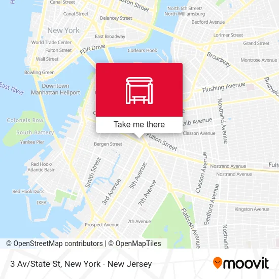 3 Av/State St map