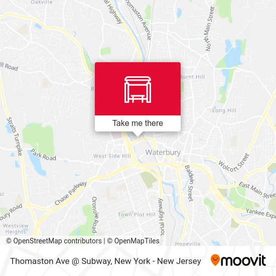 Thomaston Ave @ Subway map