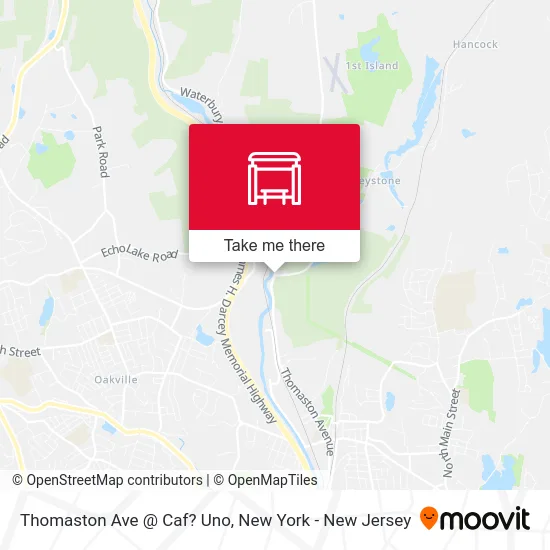 Thomaston Ave @ Caf? Uno map
