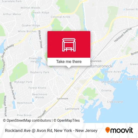 Rockland Ave @ Avon Rd map