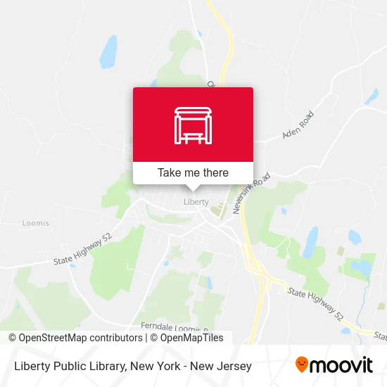 Liberty Public Library map