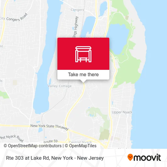 Rte 303 at Lake Rd map