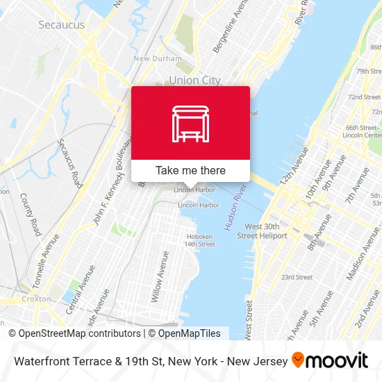Waterfront Terrace & 19th St map
