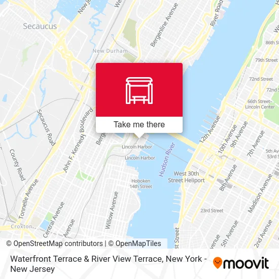 Waterfront Terrace & River View Terrace map