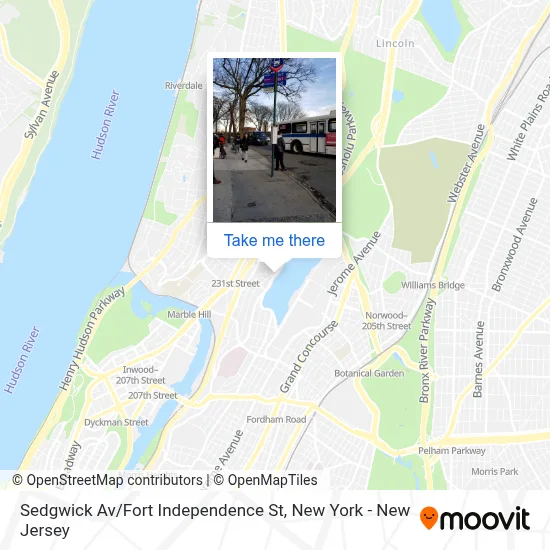 Sedgwick Av / Fort Independence St map
