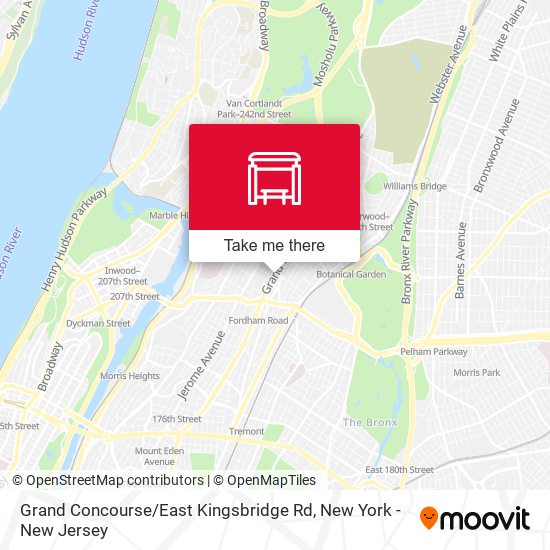 Mapa de Grand Concourse / East Kingsbridge Rd