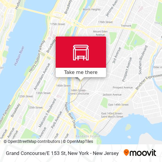 Grand Concourse/E 153 St map