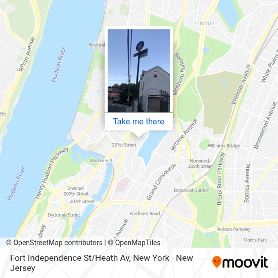 Fort Independence St/Heath Av map