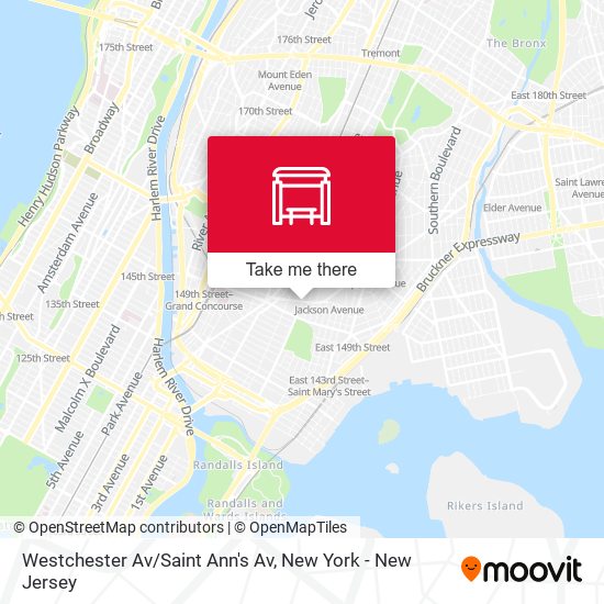Westchester Av/Saint Ann's Av map