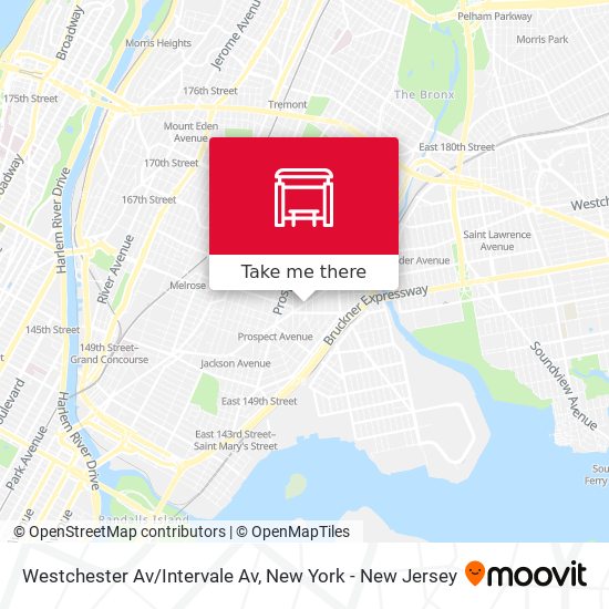 Mapa de Westchester Av/Intervale Av