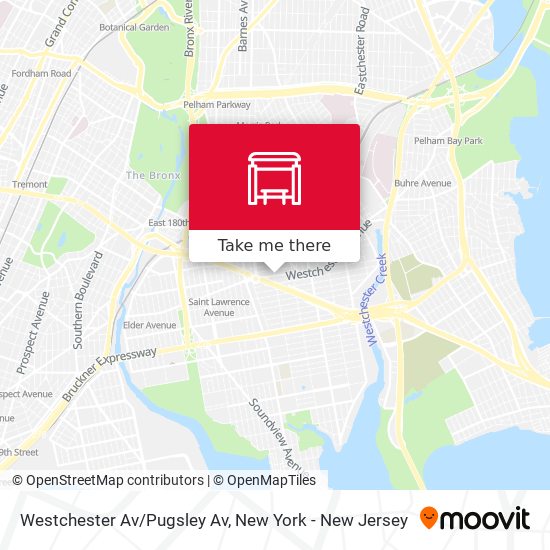 Mapa de Westchester Av/Pugsley Av