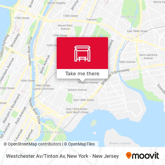 Mapa de Westchester Av/Tinton Av