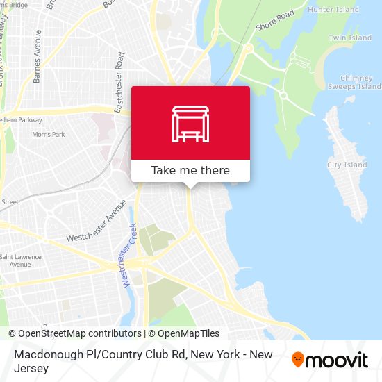Mapa de Macdonough Pl/Country Club Rd