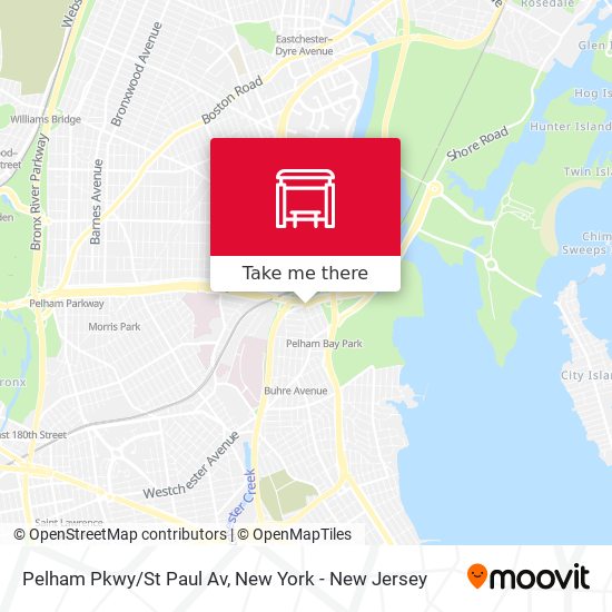 Mapa de Pelham Pkwy/St Paul Av
