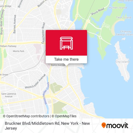 Bruckner Blvd/Middletown Rd map