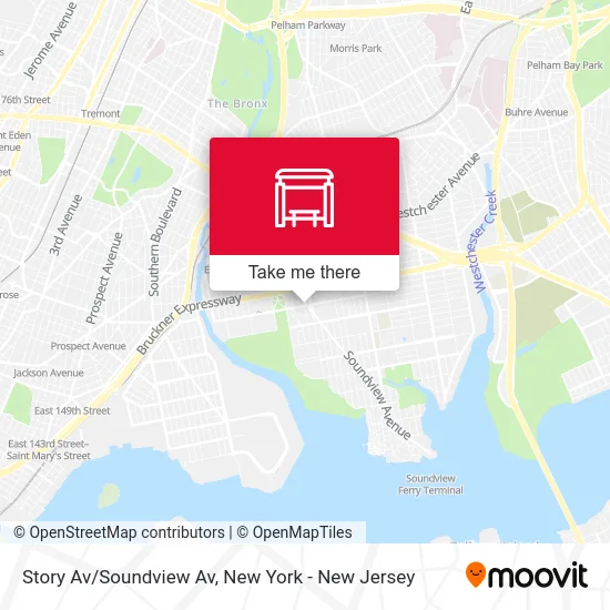 Story Av/Soundview Av map