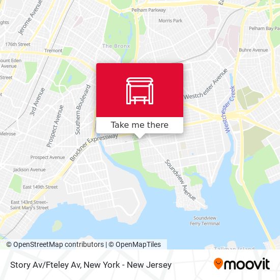Mapa de Story Av/Fteley Av