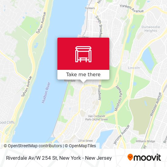 Riverdale Av/W 254 St map