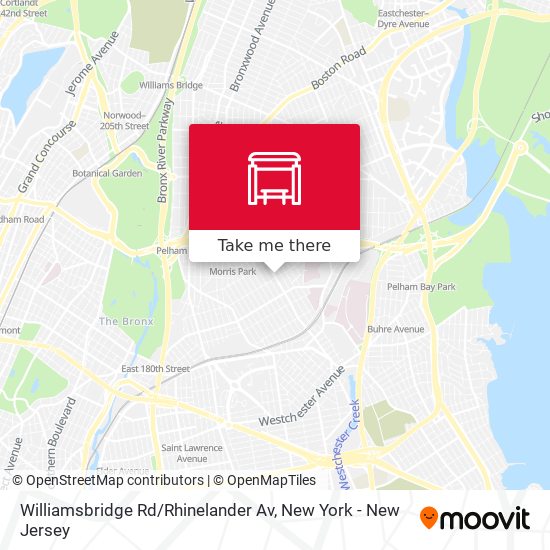 Mapa de Williamsbridge Rd / Rhinelander Av