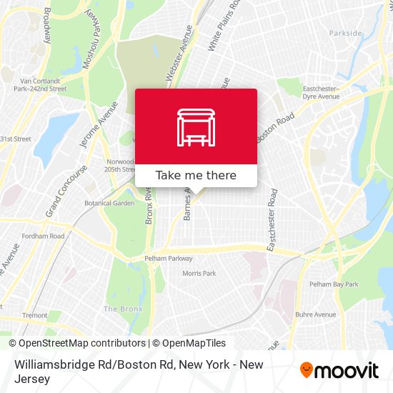 Mapa de Williamsbridge Rd/Boston Rd