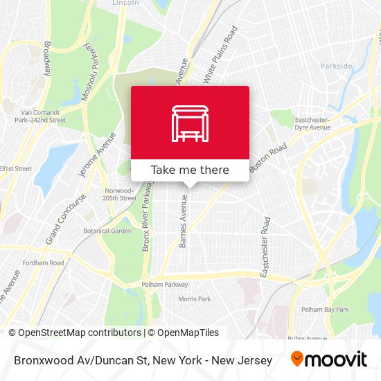 Bronxwood Av/Duncan St map