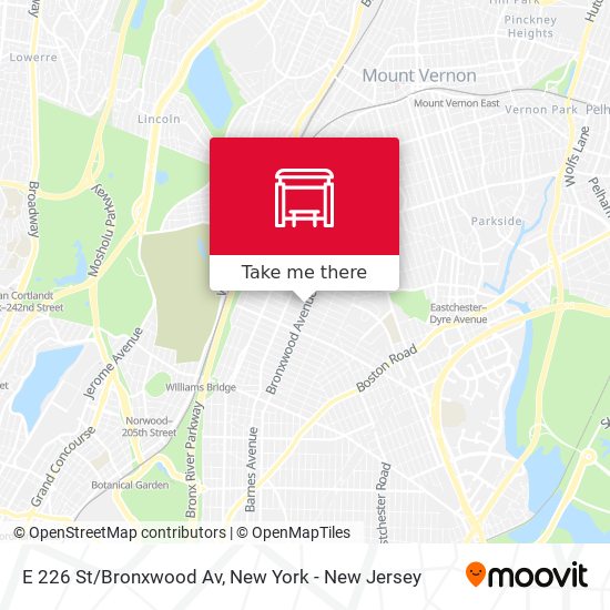 Mapa de E 226 St/Bronxwood Av