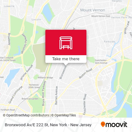 Mapa de Bronxwood Av/E 222 St