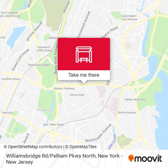 Mapa de Williamsbridge Rd / Pelham Pkwy North