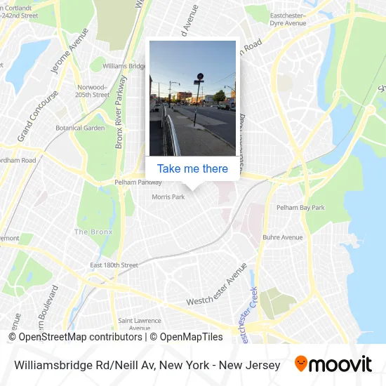 Williamsbridge Rd/Neill Av map