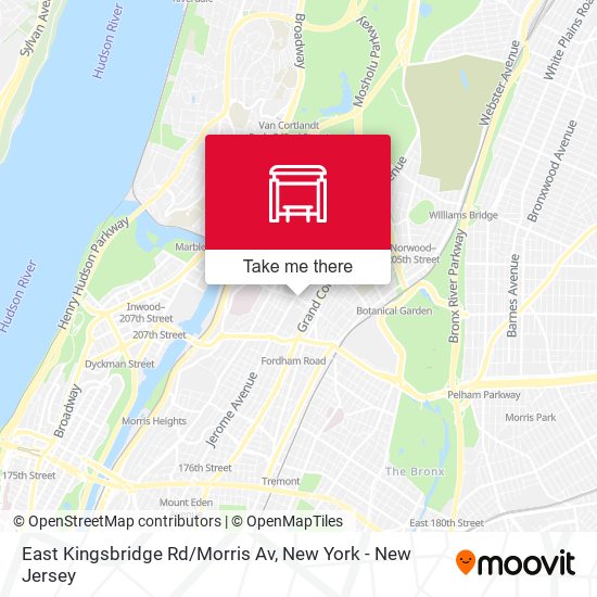 East Kingsbridge Rd/Morris Av map