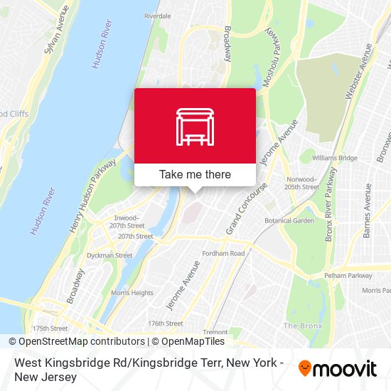 Mapa de West Kingsbridge Rd / Kingsbridge Terr