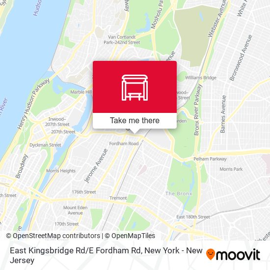 Mapa de East Kingsbridge Rd / E Fordham Rd