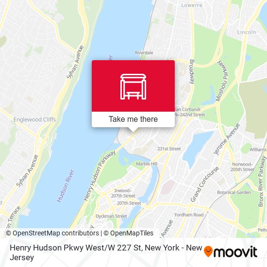 Mapa de Henry Hudson Pkwy West / W 227 St